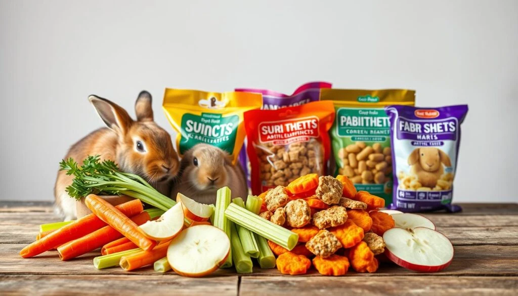 Comparison of Natural vs Commercial Rabbit Treats