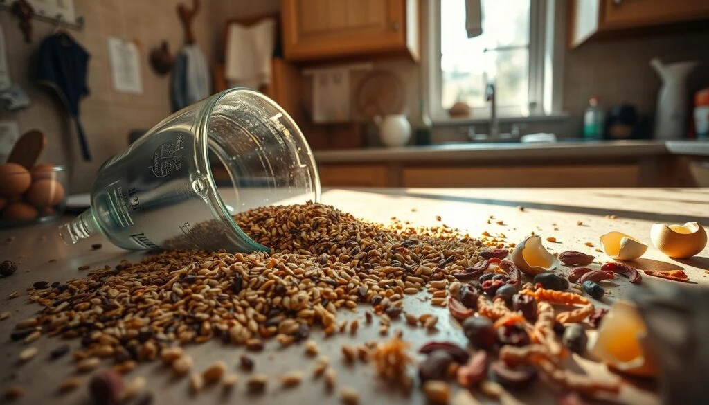 Mistakes in Homemade Bird Feed Preparation