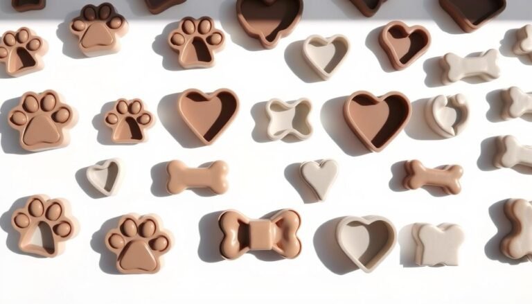 Silicone Pet Treat Molds for DIY Dog or Cat Snacks