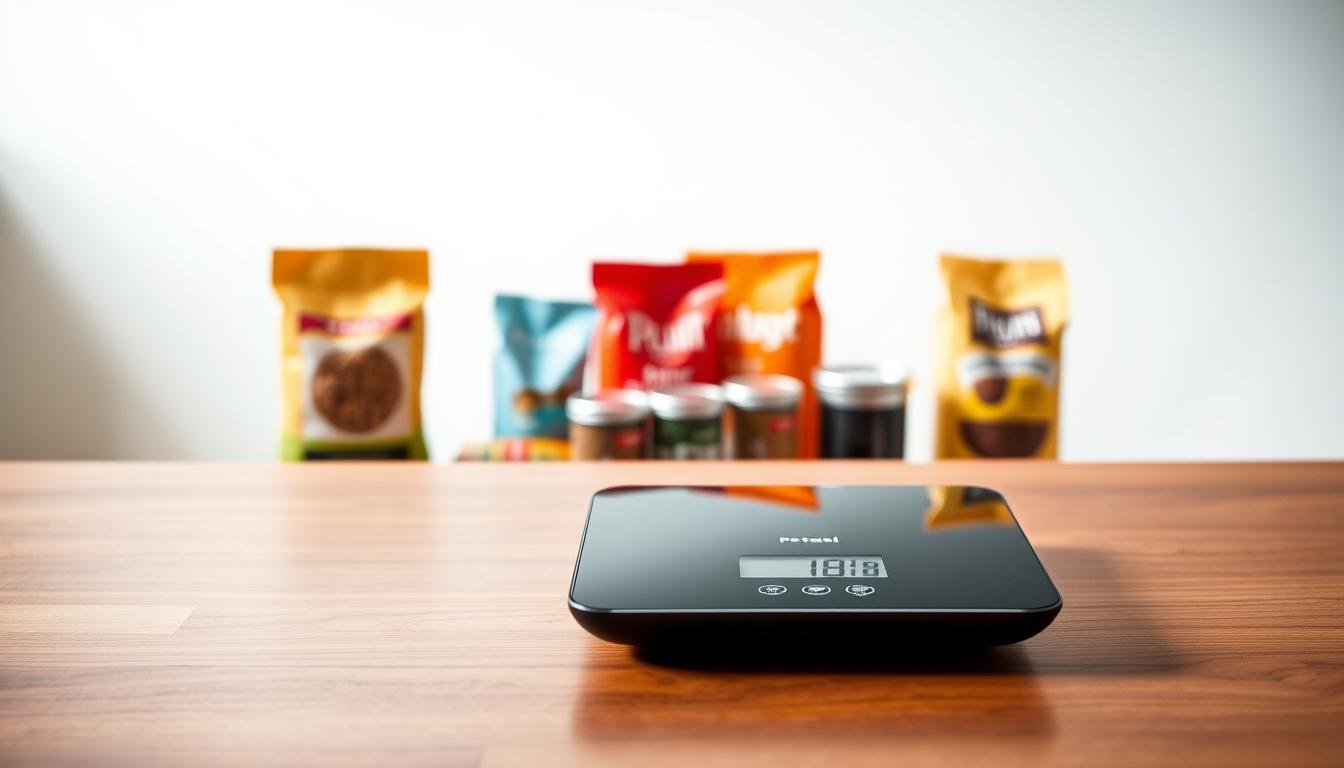 digital pet food scale