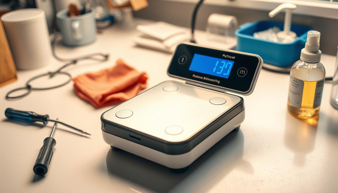 electronic pet scale maintenance