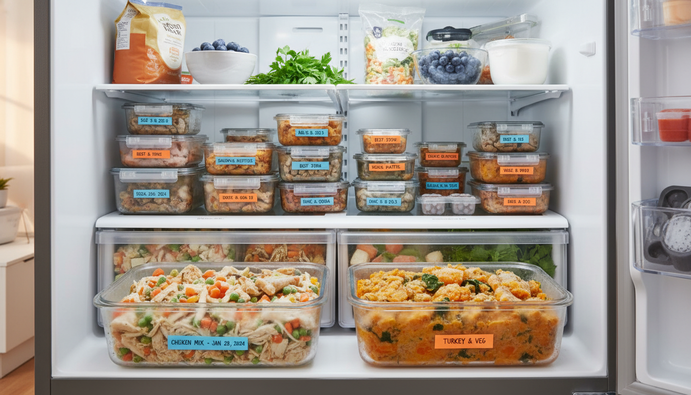 homemade pet food refrigerator storage and freezing duration