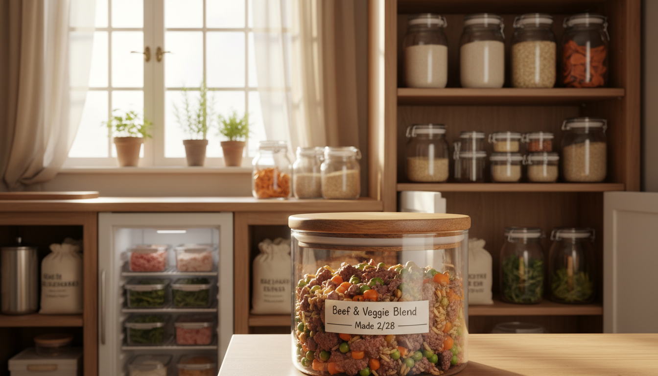 how long homemade pet food lasts