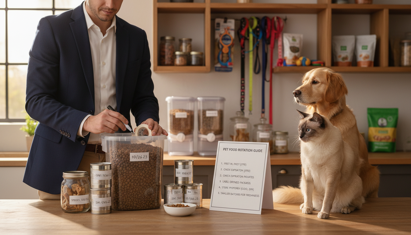 how to rotate pet foods safely
