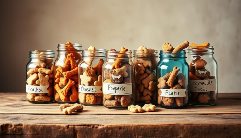 pet treat organization jars